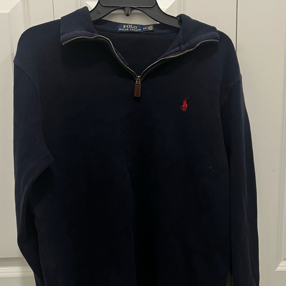 Men’s polo Ralph Lauren knit sweater half zip